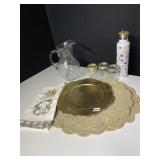 2 CANDLES, SWAG, AUTUMN SIGN ETC.