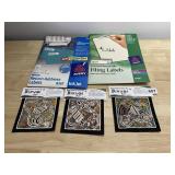 BIRUBI ART, RETURN ADDRESS LABELS, FILING LABELS