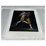 MERV CORNING - SUPER BOWL XIV LITHOGRAPH, SIGNED