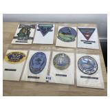PATCHES USS EAGLE, USS MASSACHUSETTS, NAVAL AIR