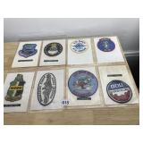 PATCHES 9TH BOMB GROUP, USS BUCK, USS S R  LEE,