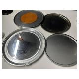 METAL & ALUMINUM SERVING TRAYS KENSINGTON, ETC.