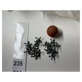 VINTAGE METAL JACKS & BALL