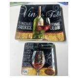 GEOFFREY ALLEN SERVING TRAYS 14' & 8'