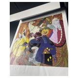 (4) ZU MING HO SILKSCREENS WITH COAS 33 X 27