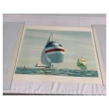 SIGNED LIMITED EDITION HAND-COLORED NAUTICAL
