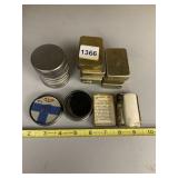 VINTAGE OPTICAL LENS FILTERS & METAL TINS -