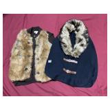 MICHEAL KORS FAUX FUR VEST AND PONCHO SIZES M AND