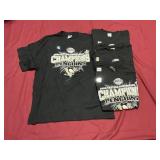 NEVER WORN PITTSBURGH PENS 2008 CHAMPS TEES, 2 L,