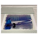 SIGNED WATERCOLOR PRINT - 'THE KASHMIRI' BY M.