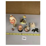VINTAGE COLLECTIBLE FIGURINES & EASTER EGGS -