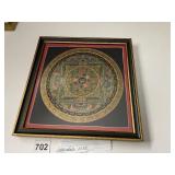 NEPAL PAINTING 10 X 10 MANDALA