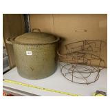 CANING POT WIRE EGG BASKETS, VINTAGE KITCHEN