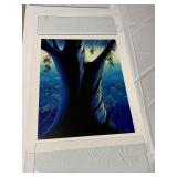 SIGNED LIMITED EDITION PRINT - ABSTRACT TREE &