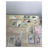 18 VINTAGE POST CARDS, CHRISTMAS, NY MOST