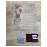 WALLET SZ. SURVIVAL TOOL, GREAT NOVELTY KOLIBRY