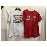MARUCHAN AND RAMEN TEE SHIRTS, SIZE L