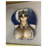 ANIME CHARACTER MOUSE PAD - NOVELTY BUST-SHAPED