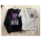 ANIME SWEATSHIRT SIZE L, GRAPHIC TEE SIZE L