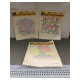 RAT'S HOLE HOT IRON TRANSFERS - SET OF 3, VINTAGE