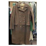VINTAGE GIMBELS WOOL COAT EST SIZE S