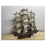 CUTTY SARK SAIL BOAT MODEL 15.5' H X 14' W X 3' D
