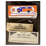 VINTAGE FORD TANKER BANKS IN ORIGINAL BOXES