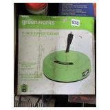 GREENWORKS 11 IN SURFACE CLEANER