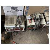 SET OF 3 VINTAGE BATTERY CHARGERS