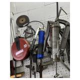 GREASE GUNS AND RETRACTABLE AIR HOSE