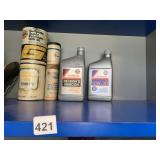 VINTAGE GULF BRANDED OIL AND ATF FULL