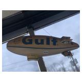VINTAGE INFLATABLE GULF BLIMP AND SPRAYER