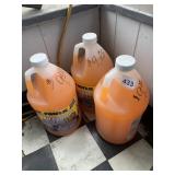 3 GALLONS OF RAIN X ORANGE WASHER FLUID
