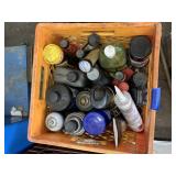 CRATE OF ASSORTED CHEMICALS