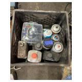 BIN OF ASSORTED CHEMICALS