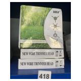 3 NEW WIRE STEEL BRAIDED FOR MOUNTING ON TRIMMERS