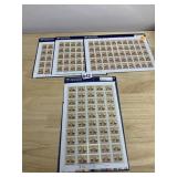 US POSTAL SERVICE - LOVE STAMP SHEETS. $75.50