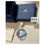 SWAROVSKI CRYSTAL BADGE REEL W/ BOX.
