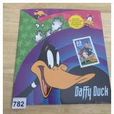 DAFFY DUCK FIRST DAY SOUVENIR - STAMP &