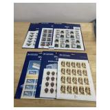 USPS COMMEMORATIVE STAMP SHEETS COLLECTION - 6