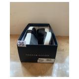 TOMMY HILFIGER SNEAKERS - BLACK/WHITE, SIZE 9M,