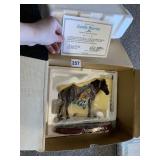 DANBURY MINT GENTLE WARRIOR - NEZ PERCE WAR PONY
