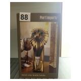 PIER 1 IMPORTS - METAL WINE BOTTLE HOLDER, LION