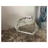 AMERICAN CANCER SOCIETY - ENGRAVED CRYSTAL