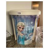 DISNEY FROZEN TRASH CAN - ELSA/OLAF GRAPHICS,