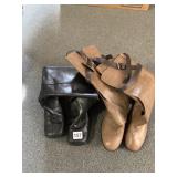 TWO PAIRS OF BOOTS