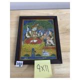 ART FRAMED INDIAN HINDU DEITY PRINT.