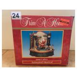 TRIM A HOME SANTA'S OFFICE ANIMATED MUSICAL -