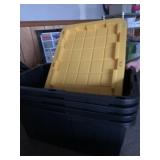 LARGE NEW TOUGH BOX - BLACK AND YELLOW