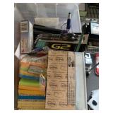ASSORTED WRITING INSTRUMENTS & OFFICE SUPPLIES -